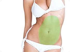 Лазерная эпиляция живота